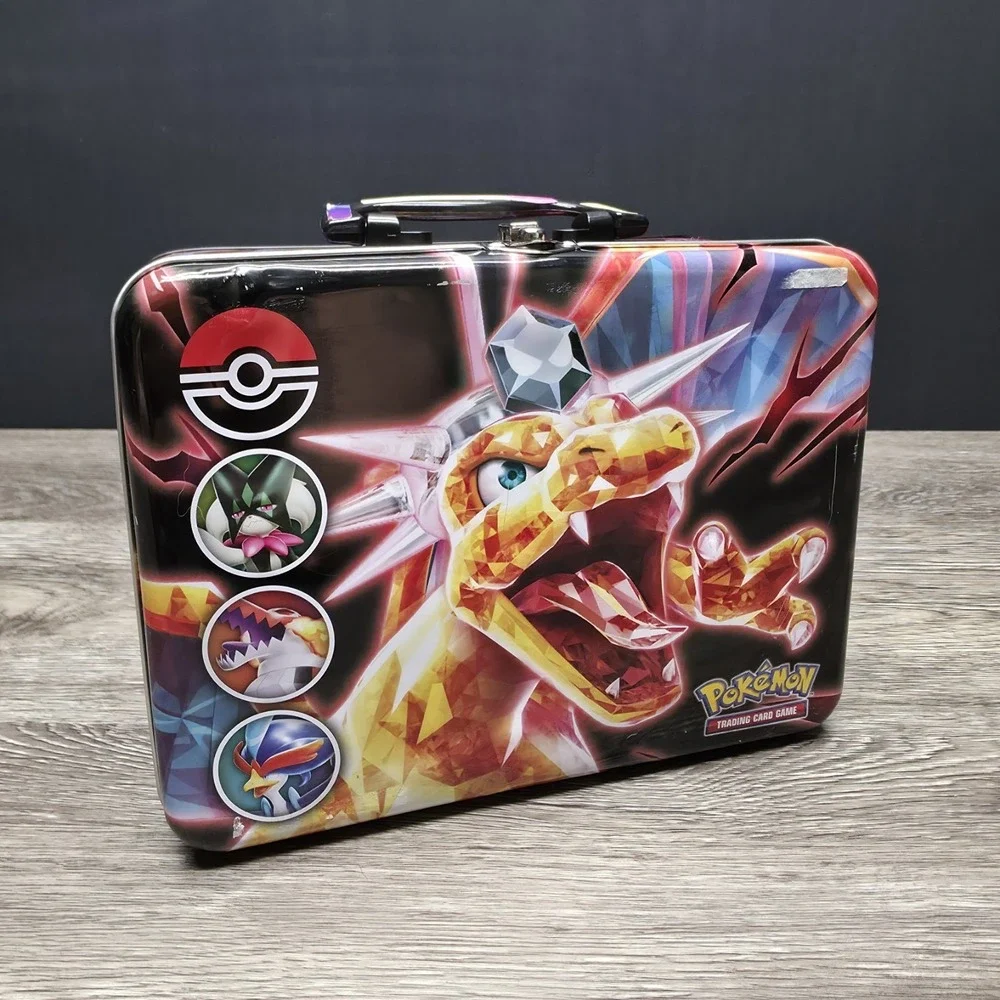 pokemon cards lunch box Pokmon TCG Card Tin Lunchbox 6 Pokmon TCG booster packs Pokemon Collector's Chest Empty Lunch